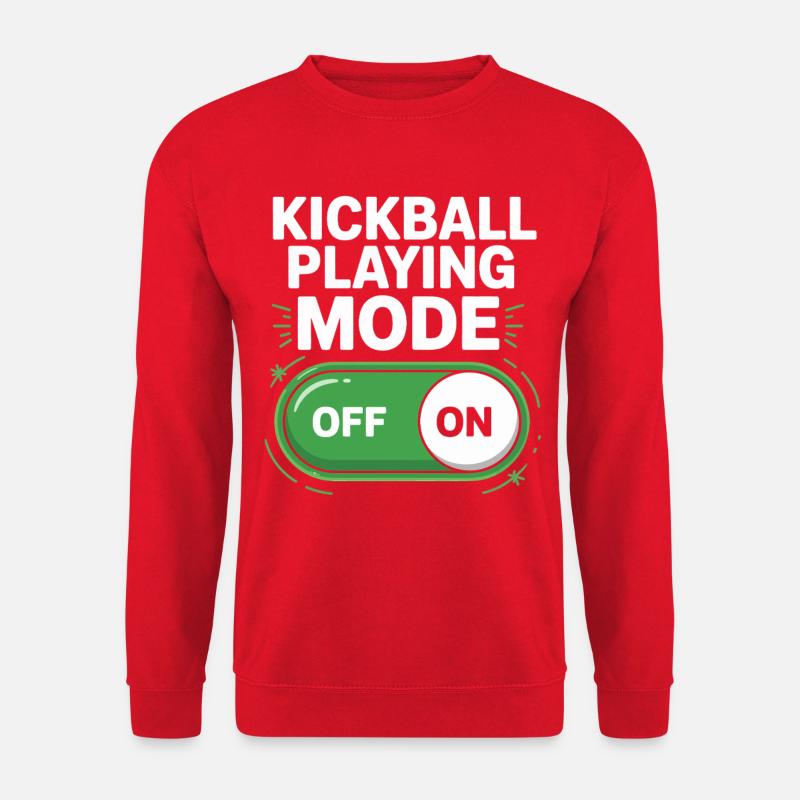 Kickball Game Mode On Off - Unisex Sweatshirt - red