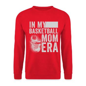 À l’époque de ma mère basketteuse - Sweat-shirt Unisexe - rouge - Devant - Alina (178cm) & Michal (187cm)