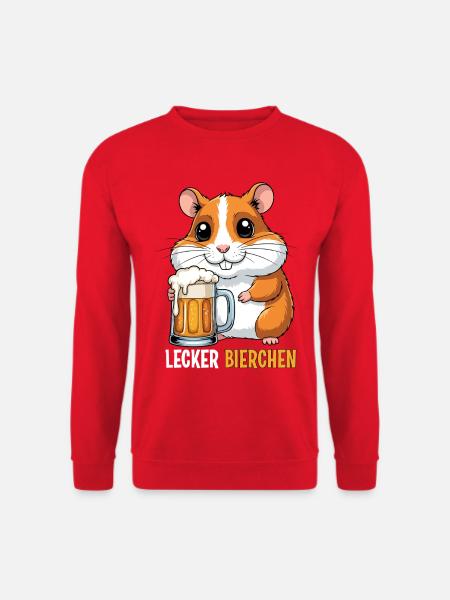 Delicious beer - Unisex Sweatshirt - red