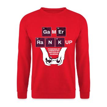 Jeu Rank Up Chem Controller - Sweat-shirt Unisexe - rouge - Devant - Alina (178cm) & Michal (187cm)