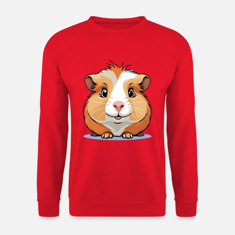Lively hamster friend - Unisex Sweatshirt - red