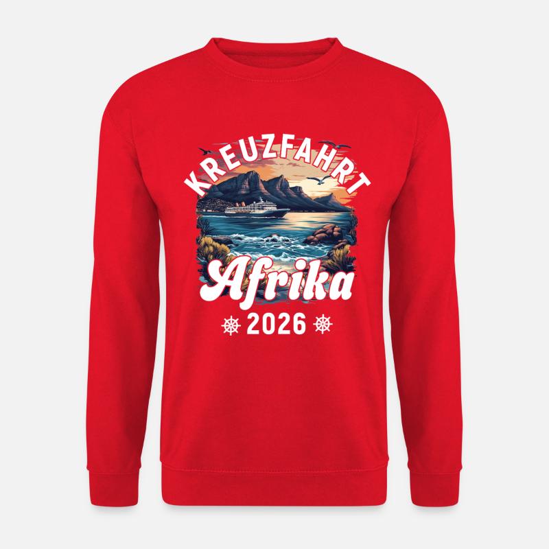 Afrika Kreuzfahrt 2026 - Unisex Pullover - Rot