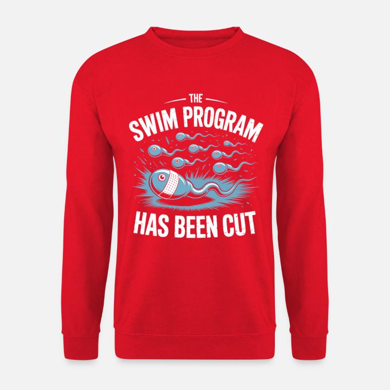 Schwimmprogramm wurde beendet - Unisex Pullover - Rot