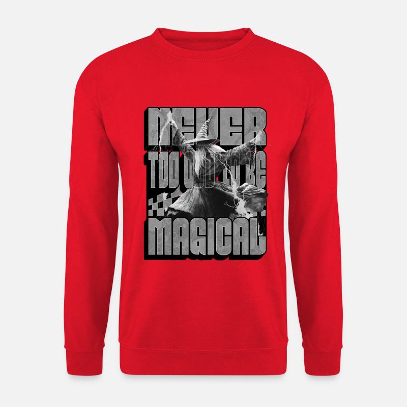 Magischer Zauberer - Unisex Pullover - Rot