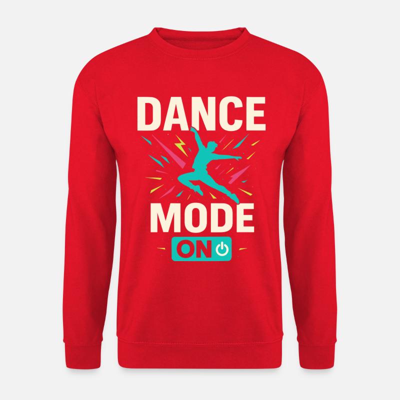 Dance mode on, tanzmodus aktiv - Unisex Sweatshirt - red