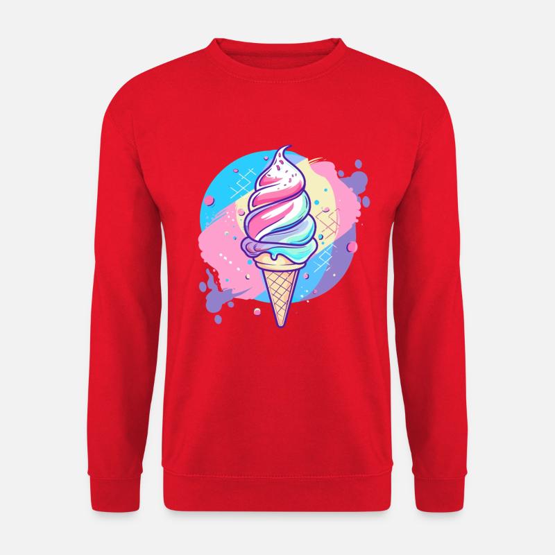 eiscreme - Unisex Sweatshirt - red