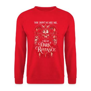 Romance sombre Booktok Tu ne me fais pas peur - Sweat-shirt Unisexe - rouge - Devant - Alina (178cm) & Michal (187cm)