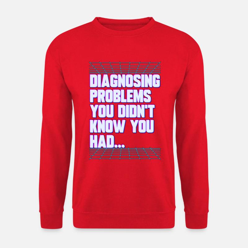 Nurse Practitioner Diagnosing Problems Nursing - Unisex Pullover - Rot
