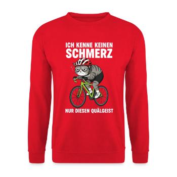 Vélo de route Vélo Vélo Sport Vélo VTT - Sweat-shirt Unisexe - rouge - Devant - Alina (178cm) & Michal (187cm)