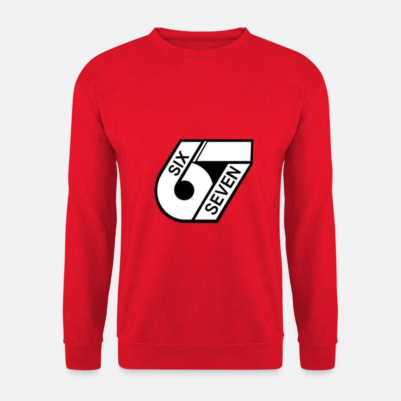 67 Six Seven - Unisex Pullover - Rot