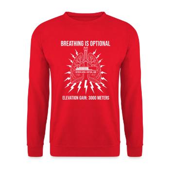 Vélo de route Vélo Vélo Sport Vélo VTT - Sweat-shirt Unisexe - rouge - Devant - Alina (178cm) & Michal (187cm)