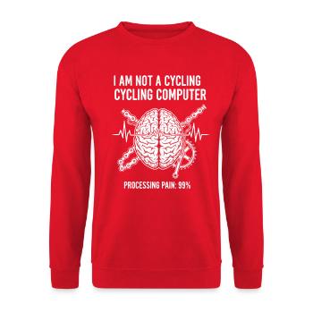 Vélo de route Vélo Vélo Sport Vélo VTT - Sweat-shirt Unisexe - rouge - Devant - Alina (178cm) & Michal (187cm)
