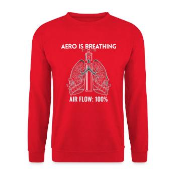 Vélo de route Vélo Vélo Sport Vélo VTT - Sweat-shirt Unisexe - rouge - Devant - Alina (178cm) & Michal (187cm)