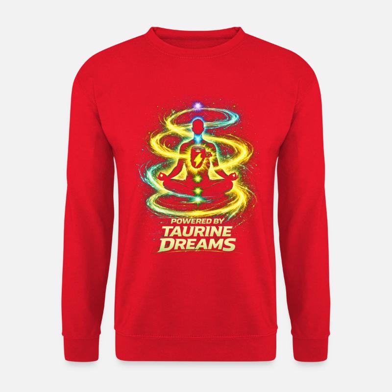 Energy Drink Powered By Taurine Dreams - Unisex Pullover - Rot