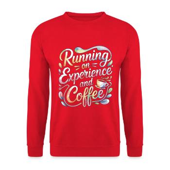 Veteran Nurse Running On Experience Combat Nurse - Unisex Pullover - Rot - Vorne - Alina (178cm) & Michal (187cm)