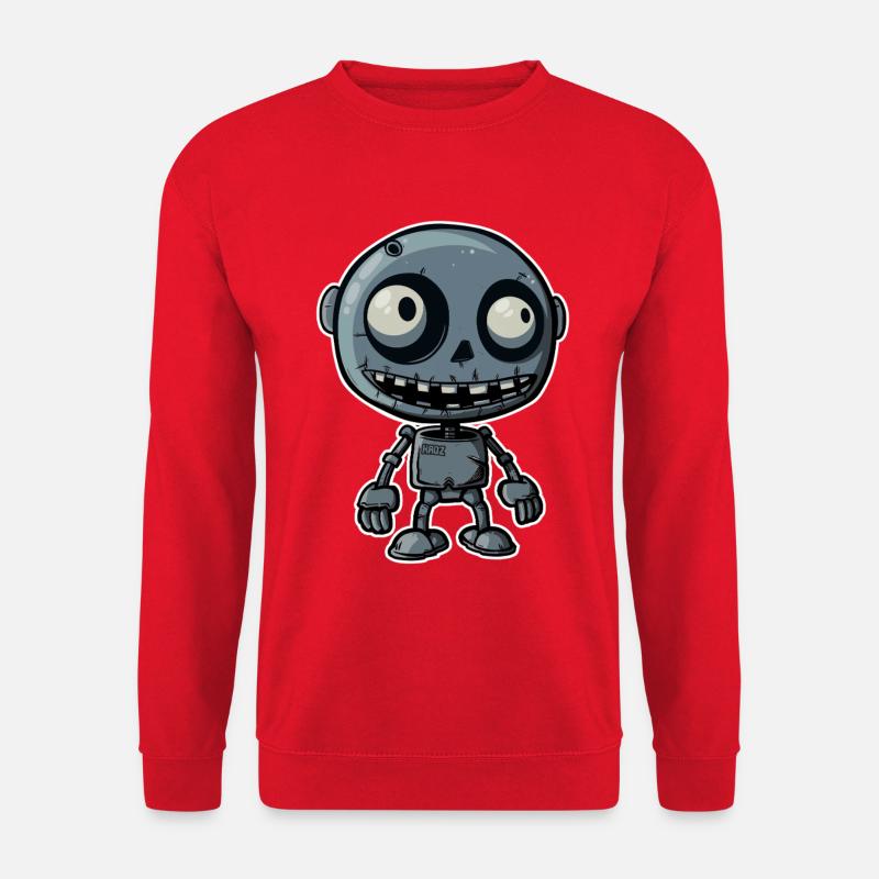 Zombi Scrap Robot - Unisex Sweatshirt - red