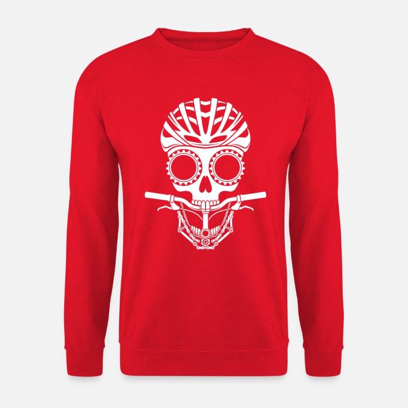 Fahrrad Rennrad Radfahrer Bikesport Mountainbike - Unisex Pullover - Rot