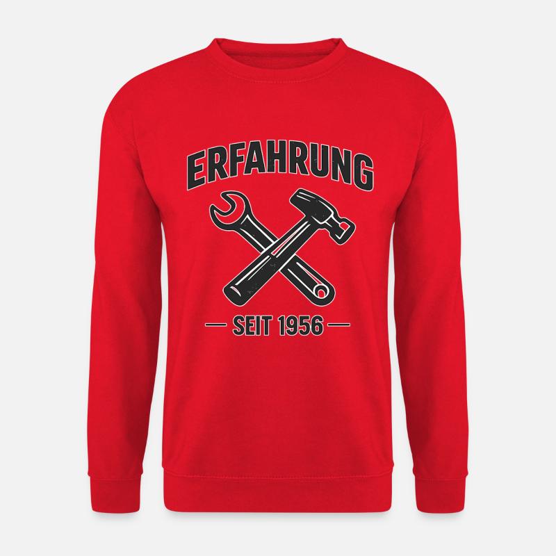 Anniversaire 1956 : Expérience pour les artisans - Sweat-shirt Unisexe - rouge