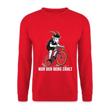 Cycliste Vélo de route Vélo de montagne Vélo sportif - Sweat-shirt Unisexe - rouge - Devant - Alina (178cm) & Michal (187cm)