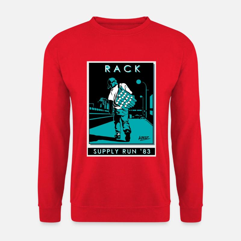 Rack Supply Run '83 - Unisex Sweatshirt - red