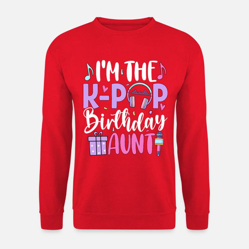 I'm The K Pop Birthday Sister - Unisex Sweatshirt - red