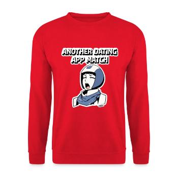 Un autre match d’application de rencontres Cry Astronaut - Sweat-shirt Unisexe - rouge - Devant - Alina (178cm) & Michal (187cm)