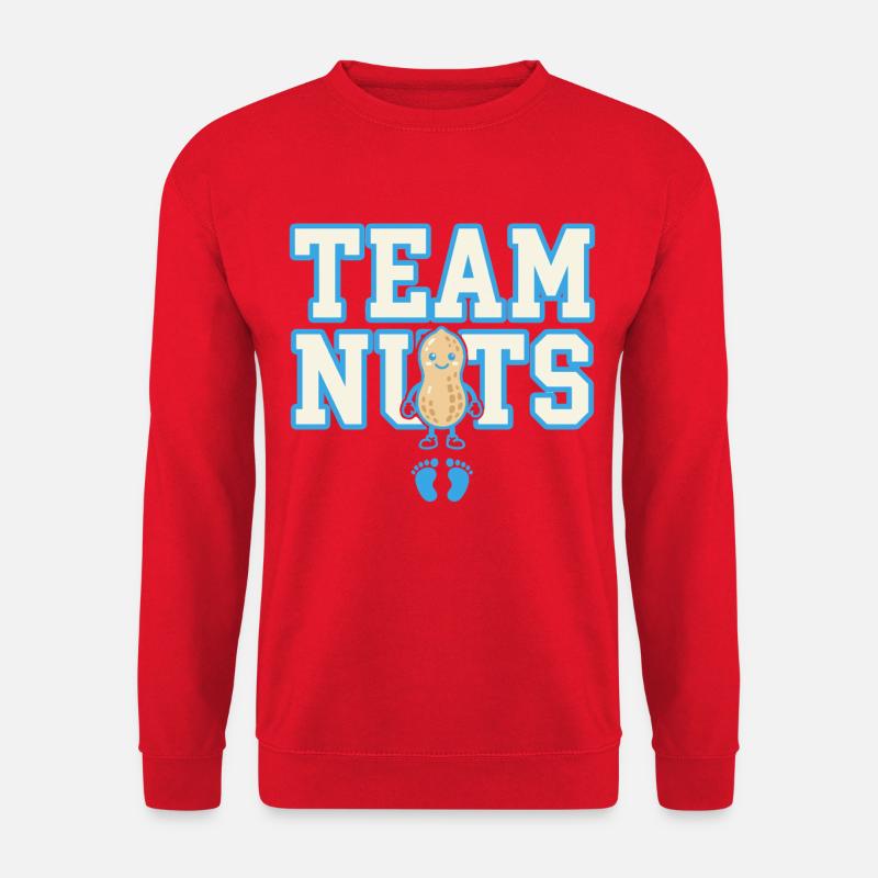 Team Nuts Peanut Design - Sweat-shirt Unisexe - rouge