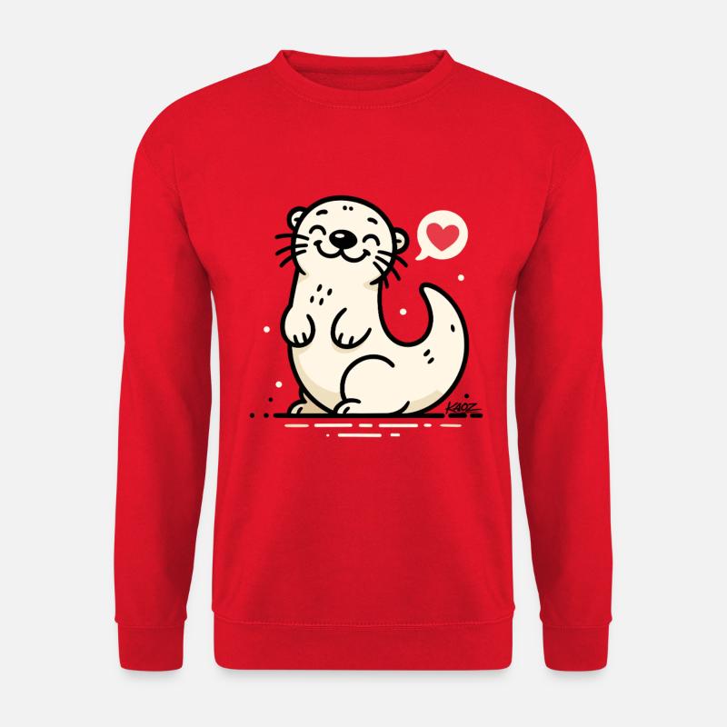 Heartlit Seal Charm - Unisex Sweatshirt - red