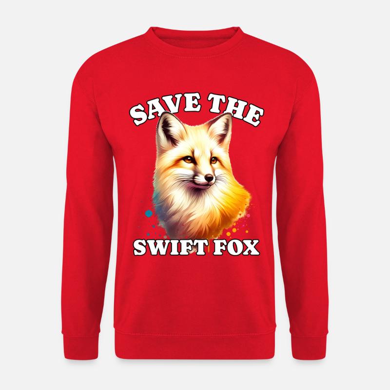 Les Swiftfuchs sauvent Swift Fox - Sweat-shirt Unisexe - rouge