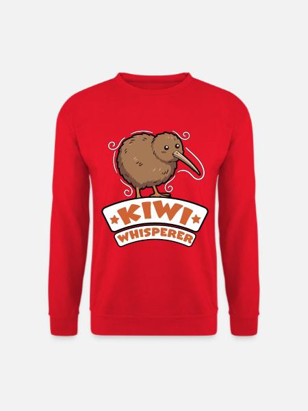 Kiwi Whisperer Neuseeländer Kiwi-Vogel - Unisex Pullover - Rot