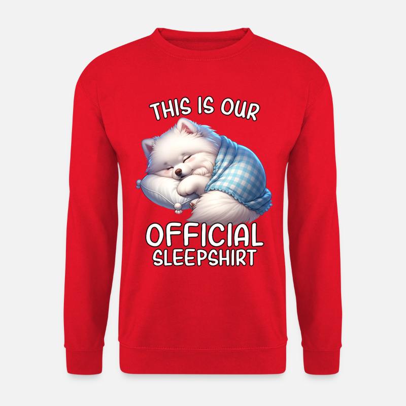 Lustiges Spitz Schlafshirt - Unisex Pullover - Rot