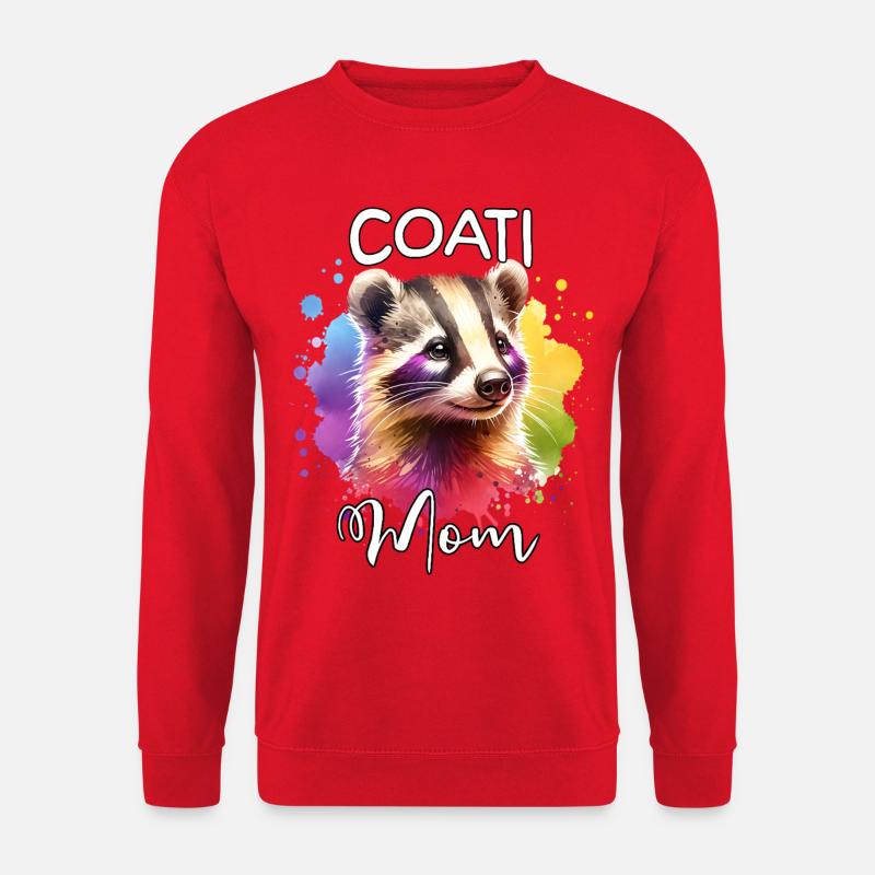 Nasenbär Mama - Unisex Pullover - Rot