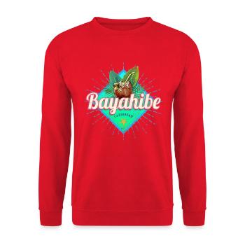 Bayahibe in Caribbean, Dominican Republic - Unisex Sweatshirt - red - Front - Alina (178cm) & Michal (187cm)