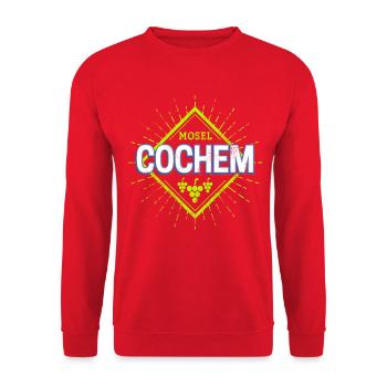 Cochem Mosel Retro Weintrauben Vintage Urlaub - Unisex Pullover - Rot - Vorne - Alina (178cm) & Michal (187cm)