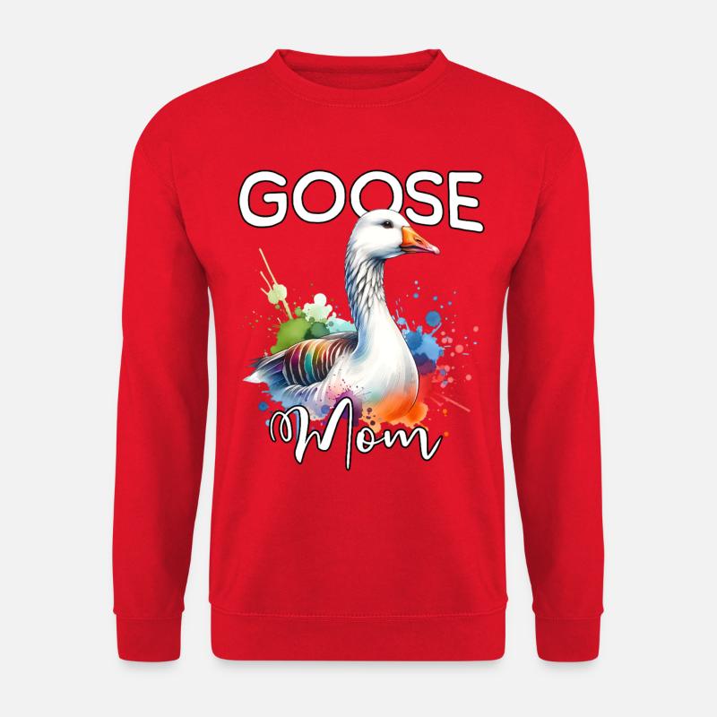 goose mom - Unisex Sweatshirt - red