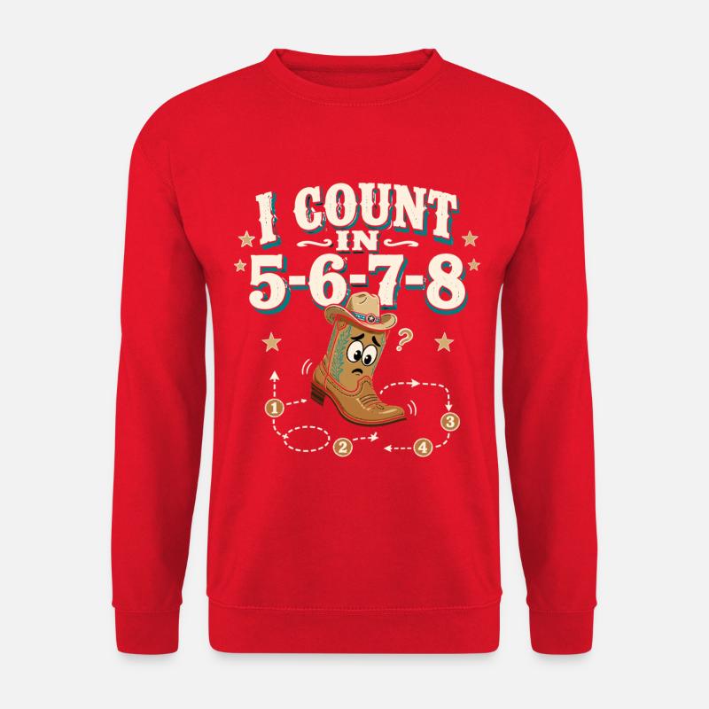 Count 5-6-7-8 - Unisex Pullover - Rot