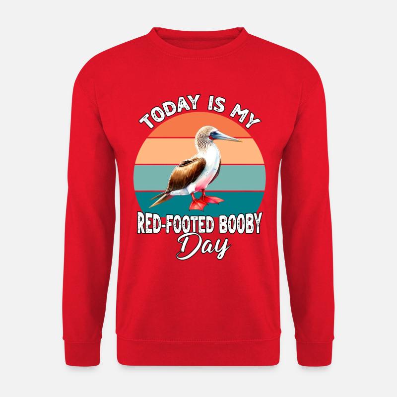 Rotfusstölpel Red Footed Booby - Unisex Pullover - Rot