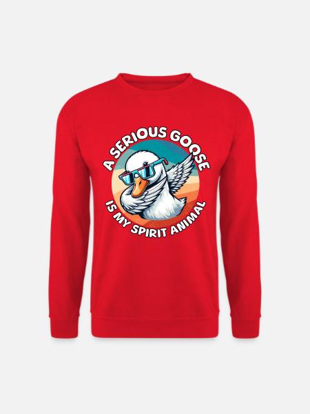Funny Goose Sayings - Unisex Sweatshirt - red