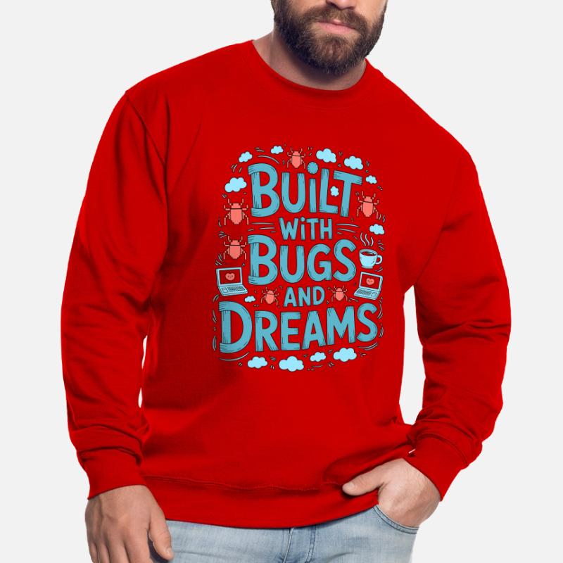 Game Developer Built With Bugs And Indie Developer Unisex Pullover