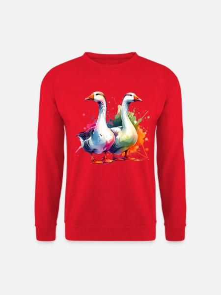 Gans Goose - Unisex Pullover - Rot