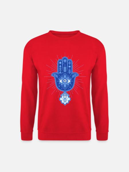 Spirituality Meditation Sacred Geometry Symbol - Unisex Sweatshirt - red