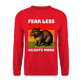 Agouti Aguti - Unisex Pullover - Rot - Vorne - Alina (178cm) & Michal (187cm)