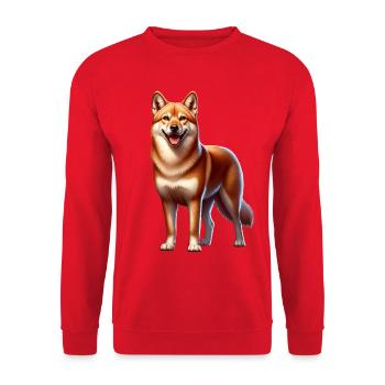 Chien sauvage australien - Sweat-shirt Unisexe - rouge - Devant - Alina (178cm) & Michal (187cm)