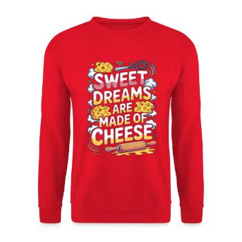 Pastry Chef Sweet Dreams Are Made Of Confectioner - Unisex Pullover - Rot - Vorne - Alina (178cm) & Michal (187cm)
