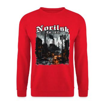 Nuit de l’industrie de Norilsk 1935 - Sweat-shirt Unisexe - rouge - Devant - Alina (178cm) & Michal (187cm)