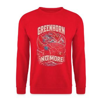 Alaska King Crab Greenhorn No More - Unisex Sweatshirt - red - Front - Alina (178cm) & Michal (187cm)