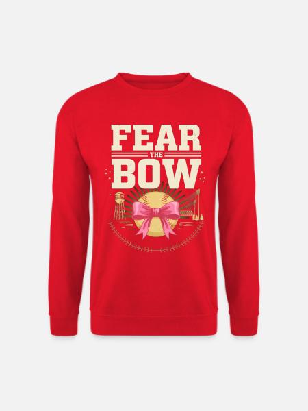 Fürchte, die Bogenkugel - Unisex Pullover - Rot