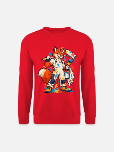 Maler & Lackierer Handwerk / Handwerker - Unisex Pullover - Rot