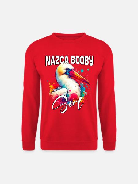 Nazca Booby Mädchen Nazca Tölpel - Unisex Pullover - Rot