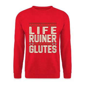 Personal Trainer Professional Life Fitness Trainer - Unisex Pullover - Rot - Vorne - Alina (178cm) & Michal (187cm)